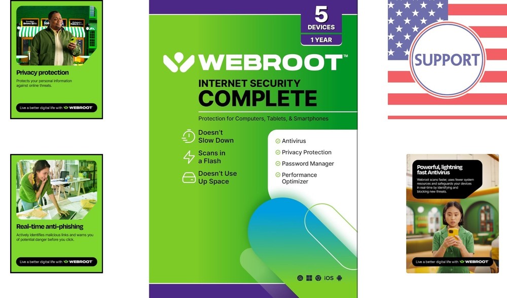 Antivirus Software 2025: 5 Devices, 1 Protection with Performance Optimizer