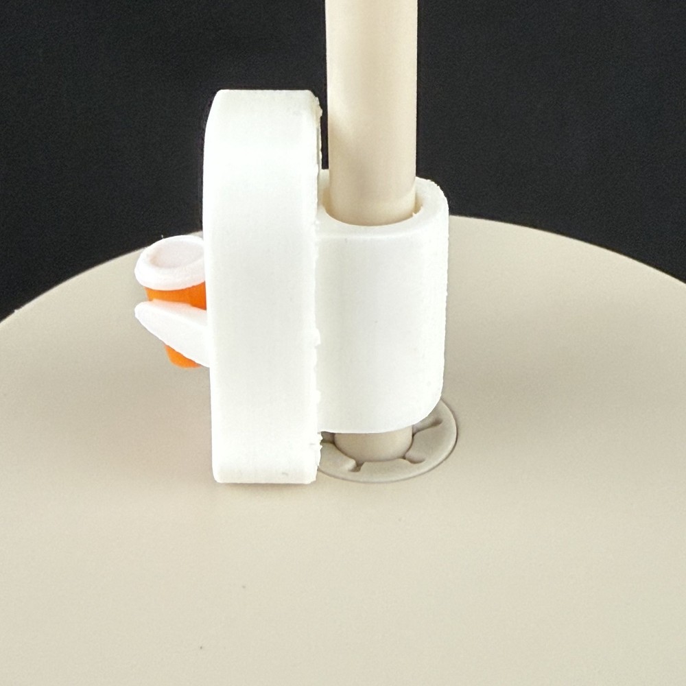 Ghost Straw Charm 3D Printed