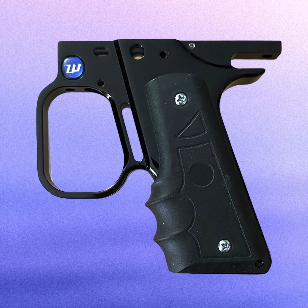 WGP Autococker Gloss Black Double Trigger Swing Hinge Trigger Frame Cocker EMPTY