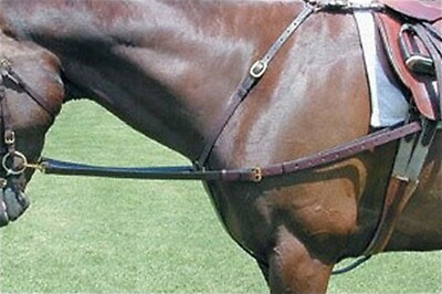 Nunn Finer All Leather Side Reins - Horse
