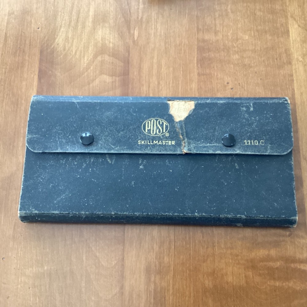 VINTAGE FREDERICK POST CO. SKILLMASTER NO. 1110 DRAFTING INSTRUMENTS TOOL SET