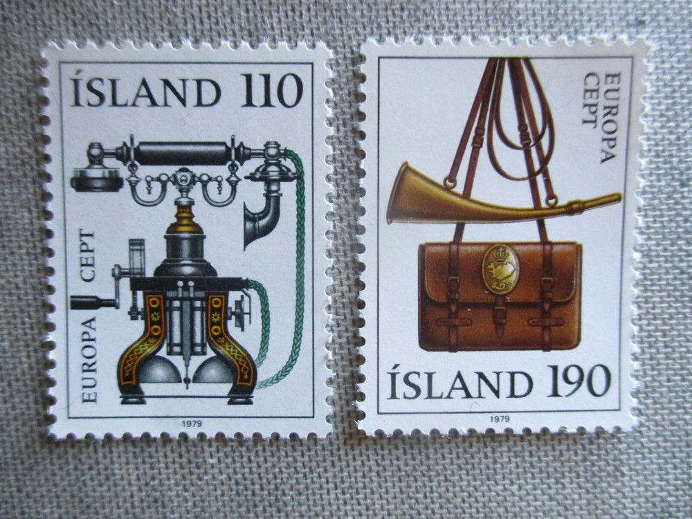 Iceland, Scott# 515-516, MNH