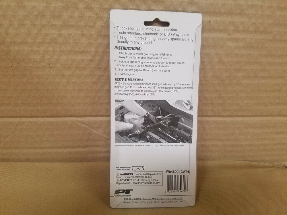 Performance Tool W84600 - High Energy Ignition System Tester Tool Spark Tester