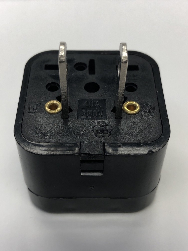 UNIVERSAL WORLDWIDE POWER PLUG ADAPTER 10AMP 250V BY-15