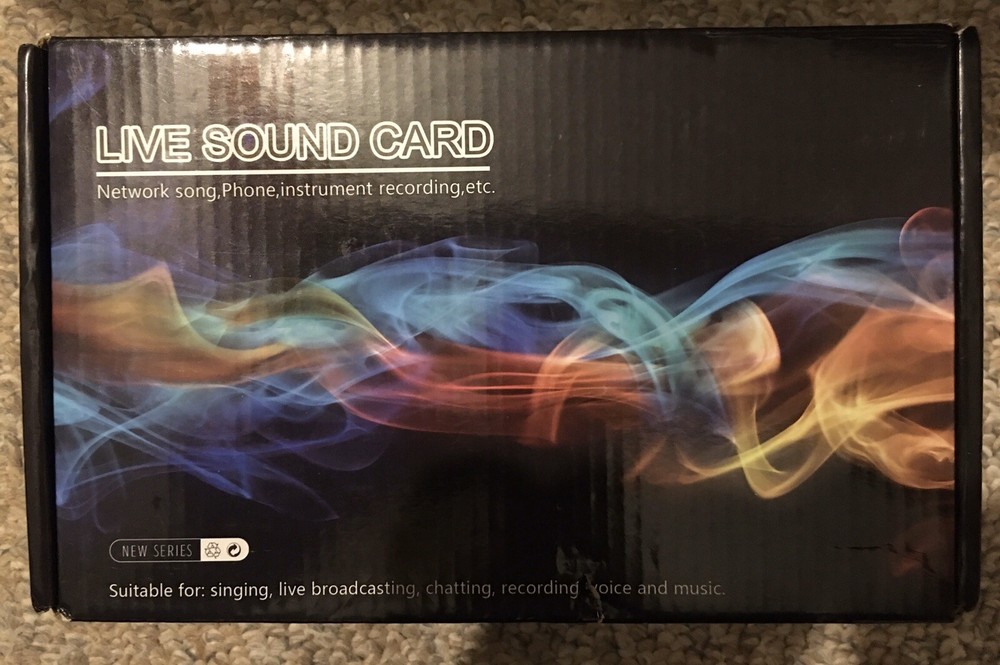 Live Sound Card - For Singing, Broadcasting, Music Ect.