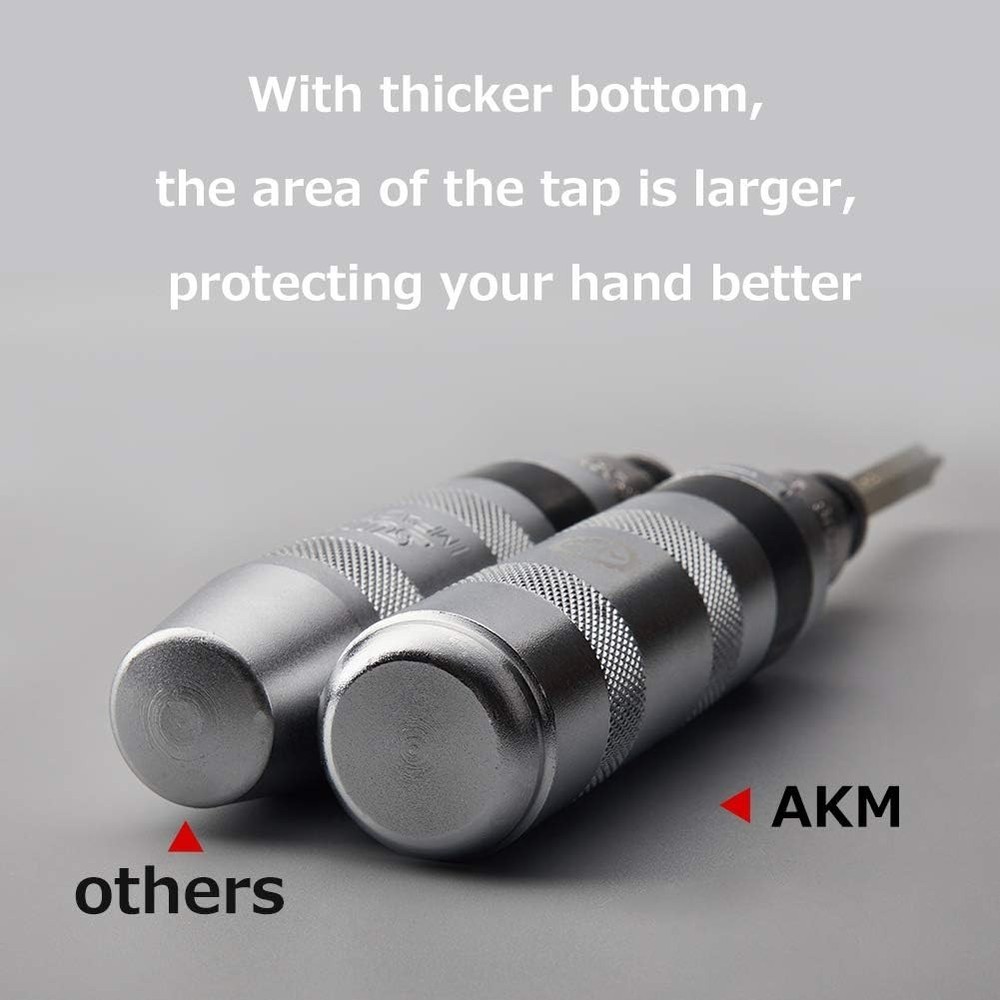Versatile Manual Reversible Impact Driver with 26 Durable Screwdriver Bits