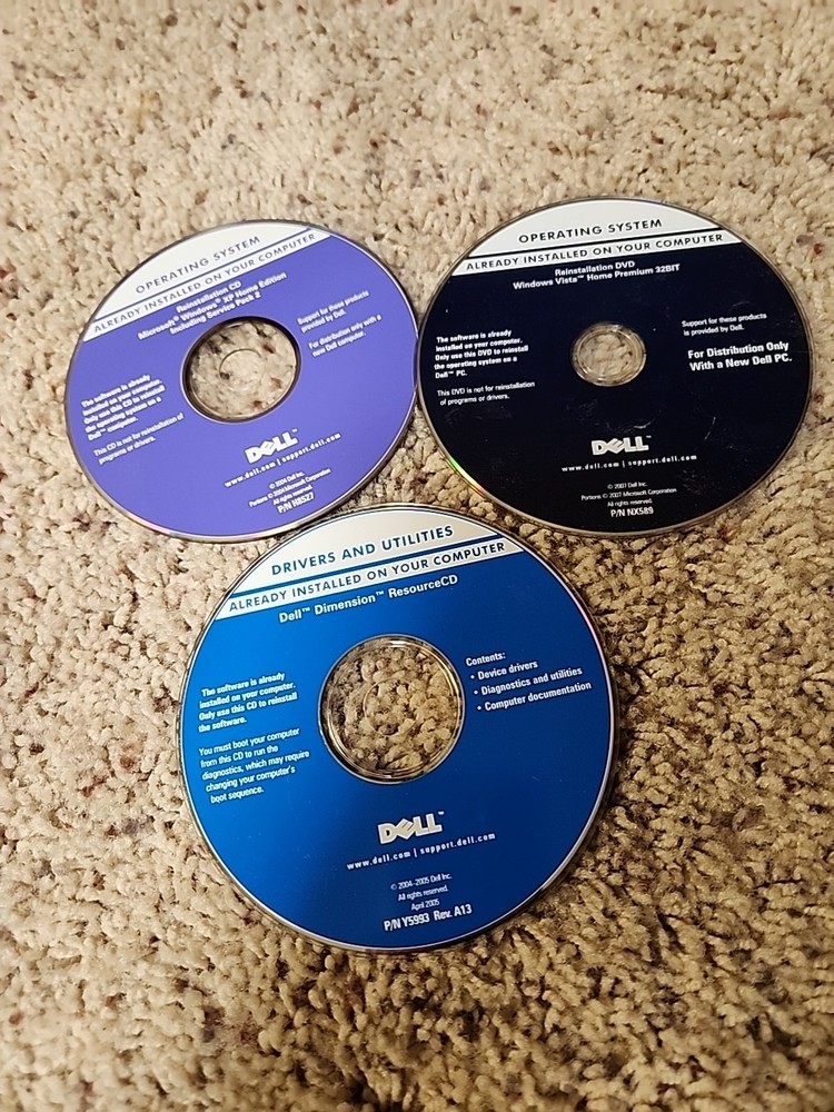 Dell Drivers & Utilities  Computer Software Vista XP Resource