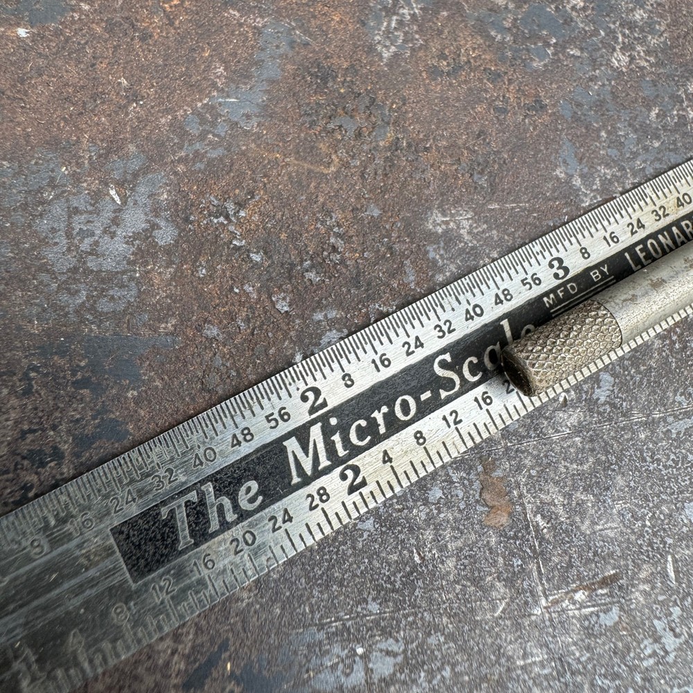 Vtg THE MICRO SCALE by Leonard Engineering Co.