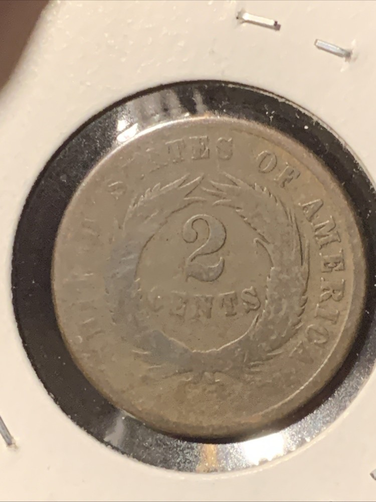 1864 Two Cent Piece 2c ~ Civil War Era ~