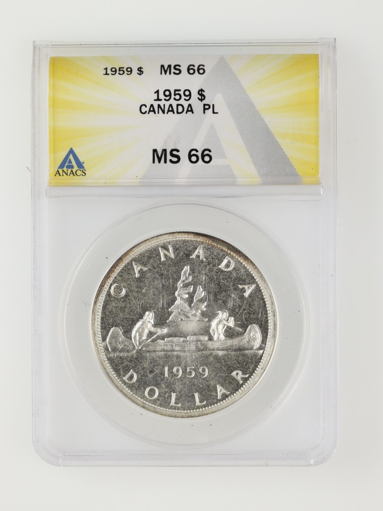 1959 Canada Dollar  PL PCGS MS 66