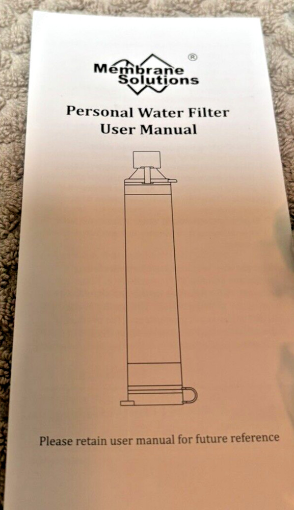 Membrane Solutions (4) Personal Water Filters