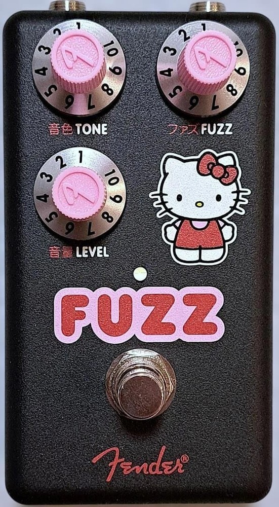 Fender Hello Kitty Black Fuzz Pedal
