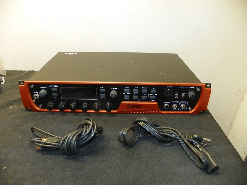 Avid Eleven Rack USB Audio Interface Multi Guitar Effects Processor With Cables