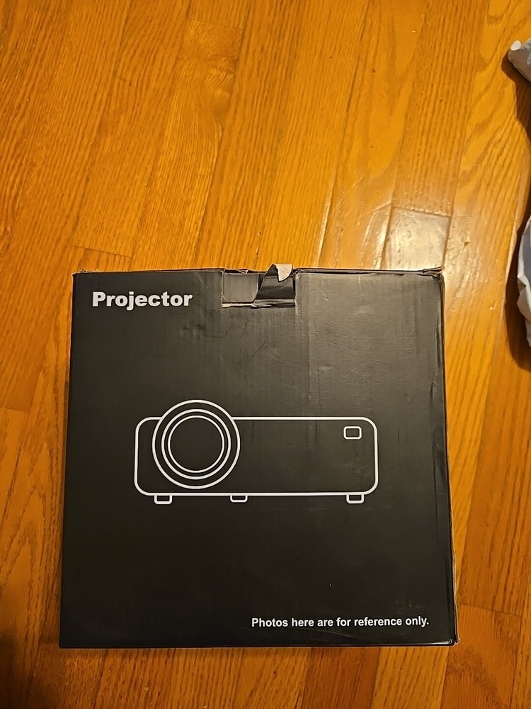 DR.J Professional Projector. With 100 Inch White Screen