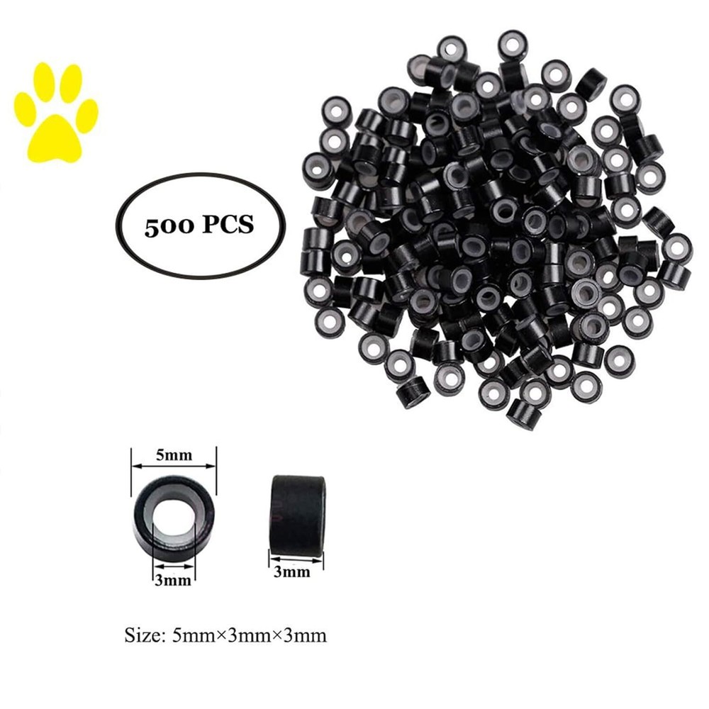 Orgrimmar Hair Extension Remove Pliers Pulling Hook 500 PCS Micro Black