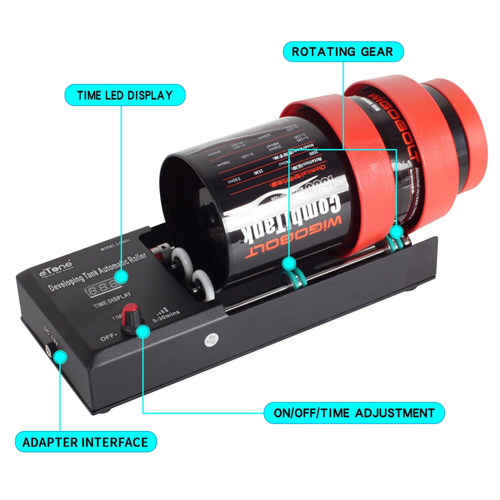 Darkroom Film Processing Processor Machine Automatic For Jobo AP Developing Tank