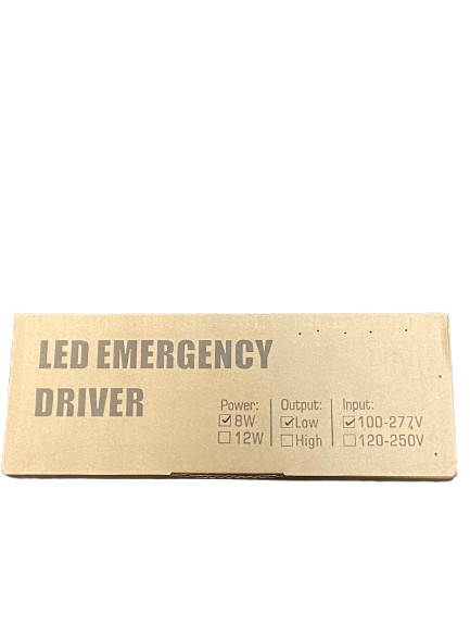 EMERGENCY LED BATTERY BACKUP DRIVER 8W