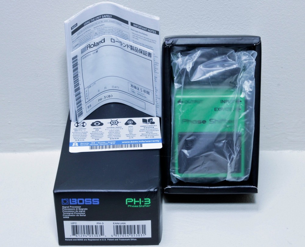 * Boss PH-3 Multistage Phaser Guitar Effect Pedal *