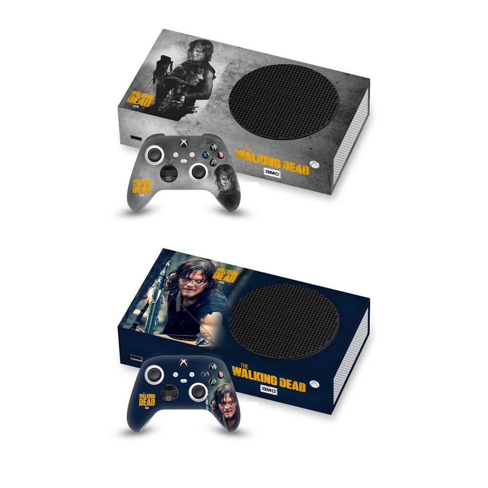 THE WALKING DEAD DARYL DIXON GRAPHICS SKIN DECAL SERIES S CONSOLE & CONTROLLER