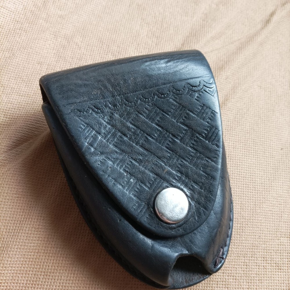 Vintage USSR leather Case for handcuffs