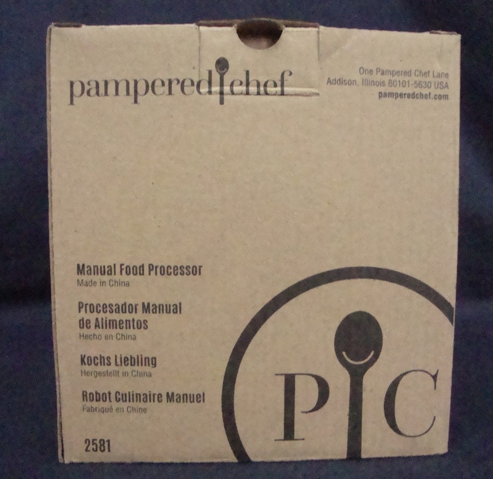 Pampered Chef Manual Food Processor 2581