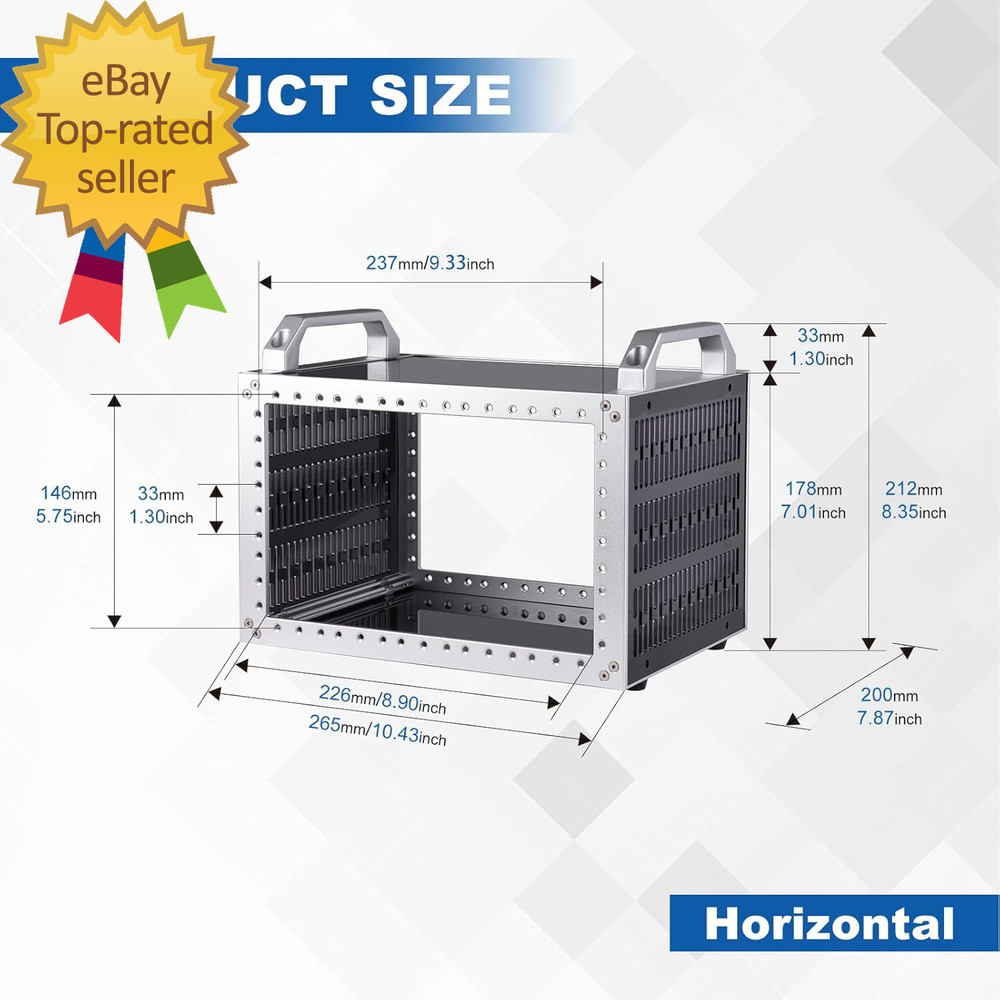 Deskpi Rackmate TT Mini Server Cabinet for Mini PC Network Servers Audio