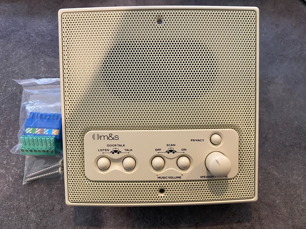 M&S DMC1RSA Remote Scan Room Station NEW, White  Intercom