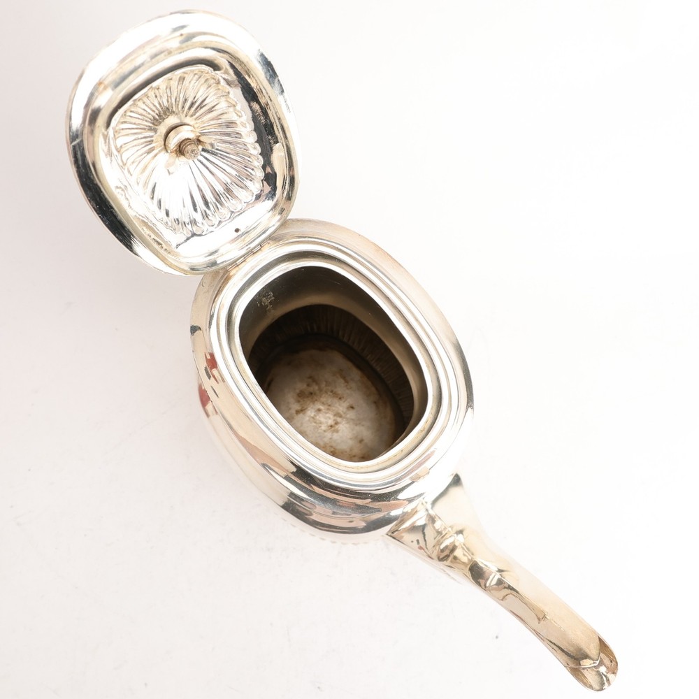 Thomas Wilkinson & Sons Silverplate Coffee Pot or Teapot Fluted No Monogram