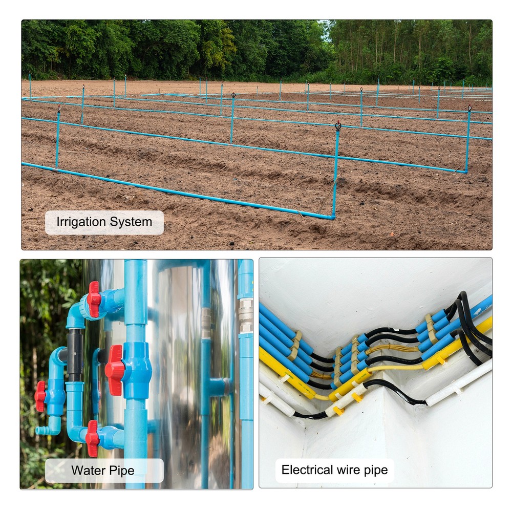 Deep Grey PVC Rigid Pipe 31.6mm ID 38mm OD 12" High Impact, Deep Grey