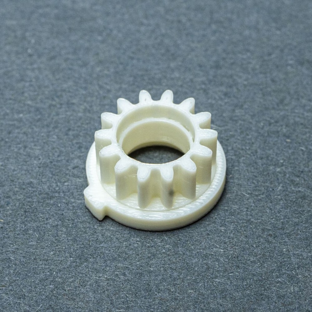 Technics SL-B2 SL-B3 turntable spindle gear replacement - 3D printed