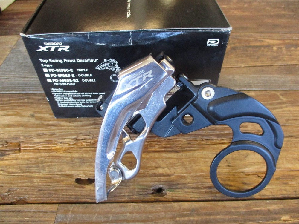 Shimano XTR front derailleur, FD-M980, E-type, triple