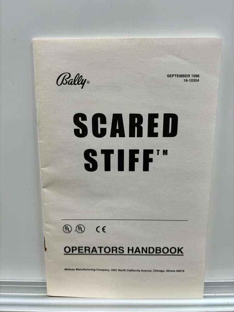ORIGINAL-BALLY-SCARED STIFF-OPERATORS HANDBOOK