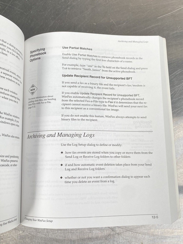 Delrina WinFax pro 4.0 - Manual / Users Guide / Instructions Book