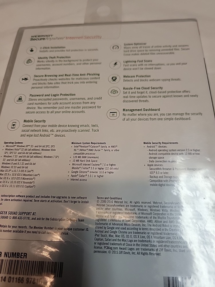 Webroot SecureAnywhere Internet Security Runs On iOS Windows 10 Compatible