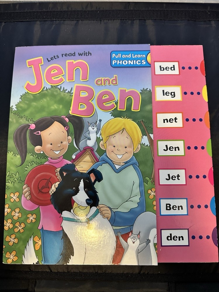 Pull and Learn Phonics 5 Book Set Grade School Reading & Writing Ages 4-7