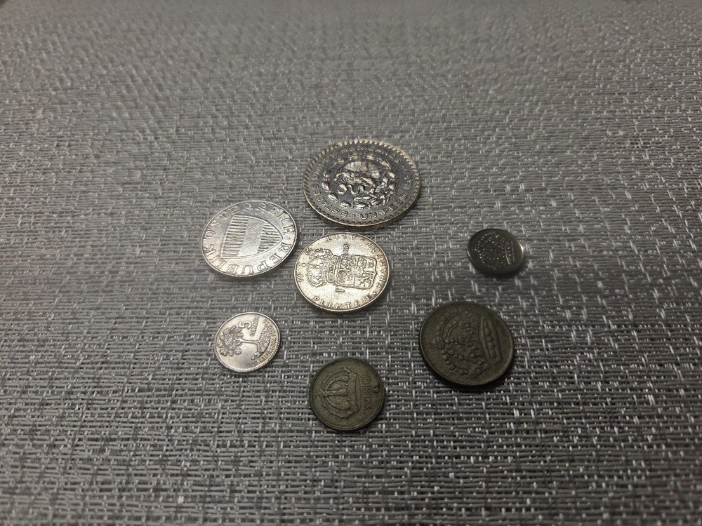 Silver Foreign Seven Coin Lot