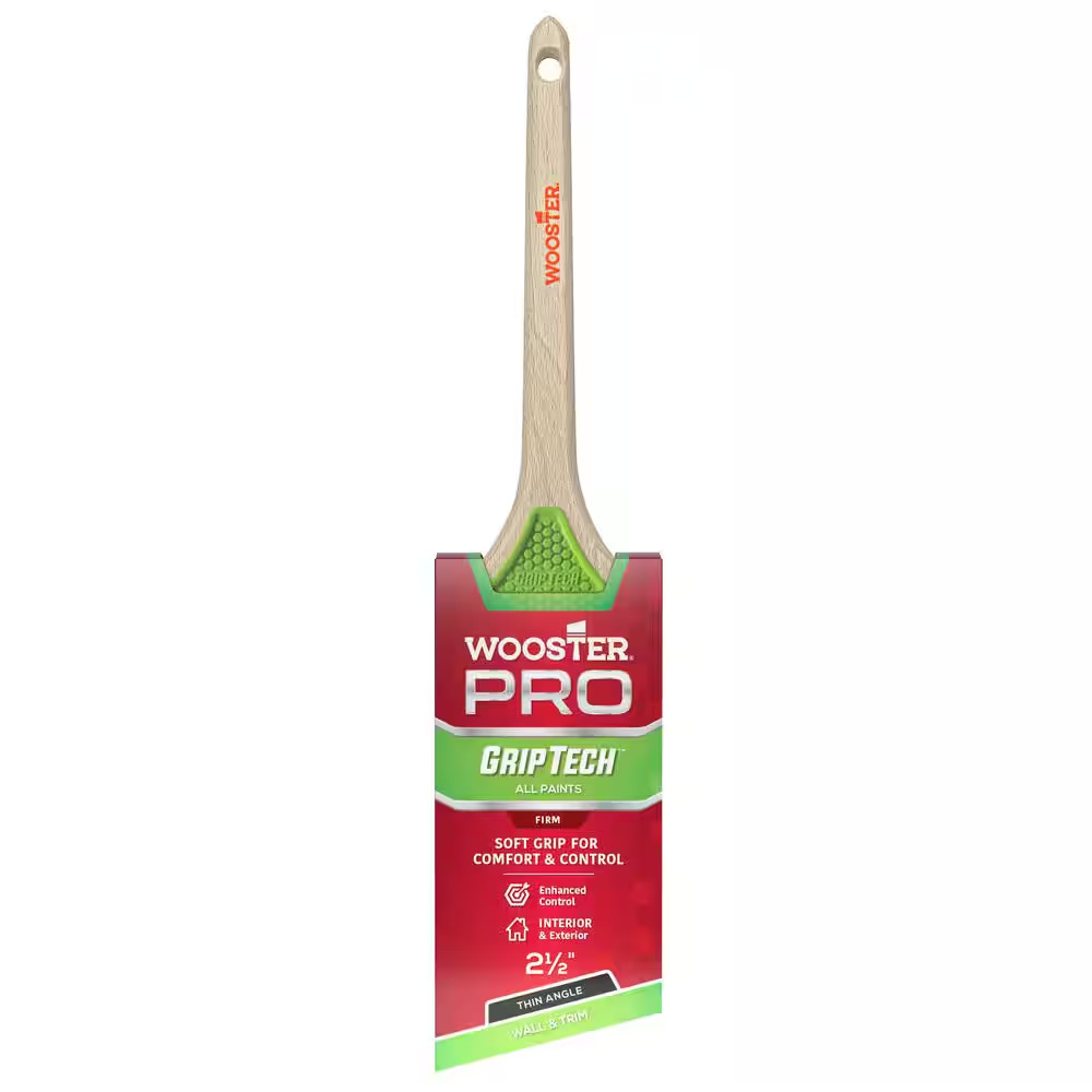 2-1/2 In. Griptech Polyester Thin Angle Sash Brush