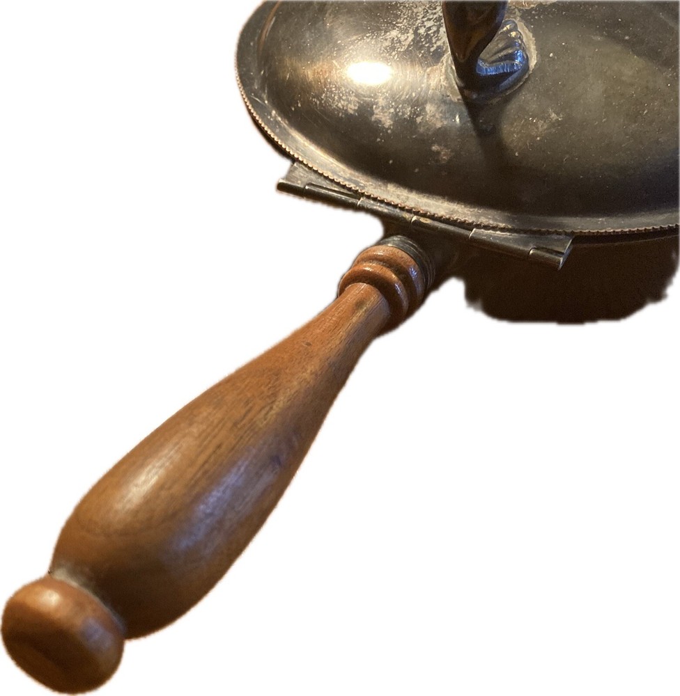 Sheffield Silver (silverplate) Bed Warmer Pan