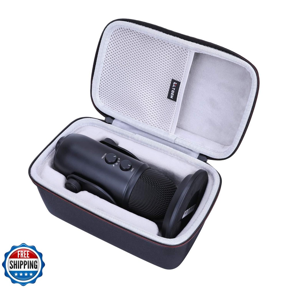LTGEM Case Compatible with Logitech Blue Yeti USB Microphone(Case