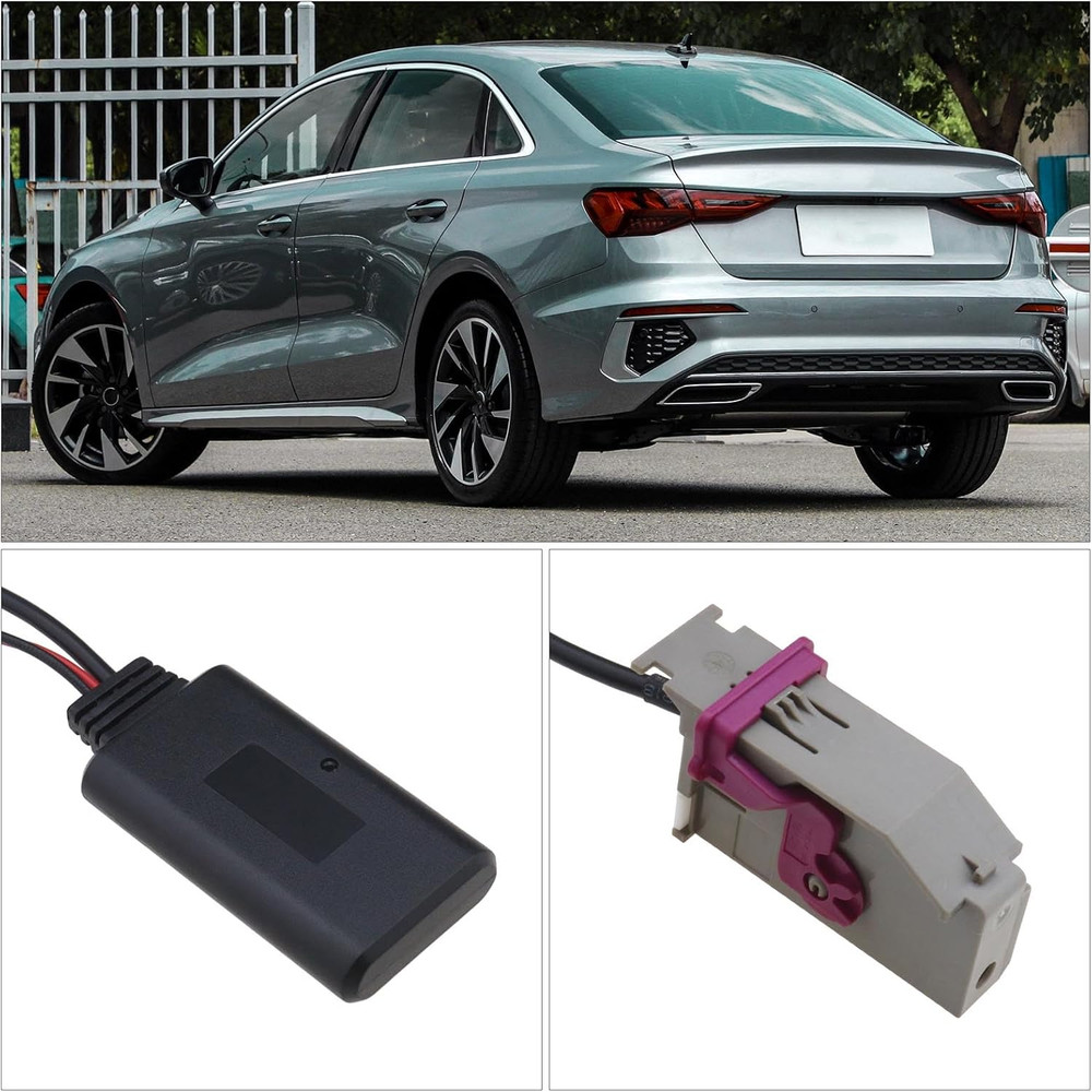 32Pin RNS-E Bluetooth AUX Adapter for A3 A4 A6 A8 R8 TT 12V Car Bluetooth Module