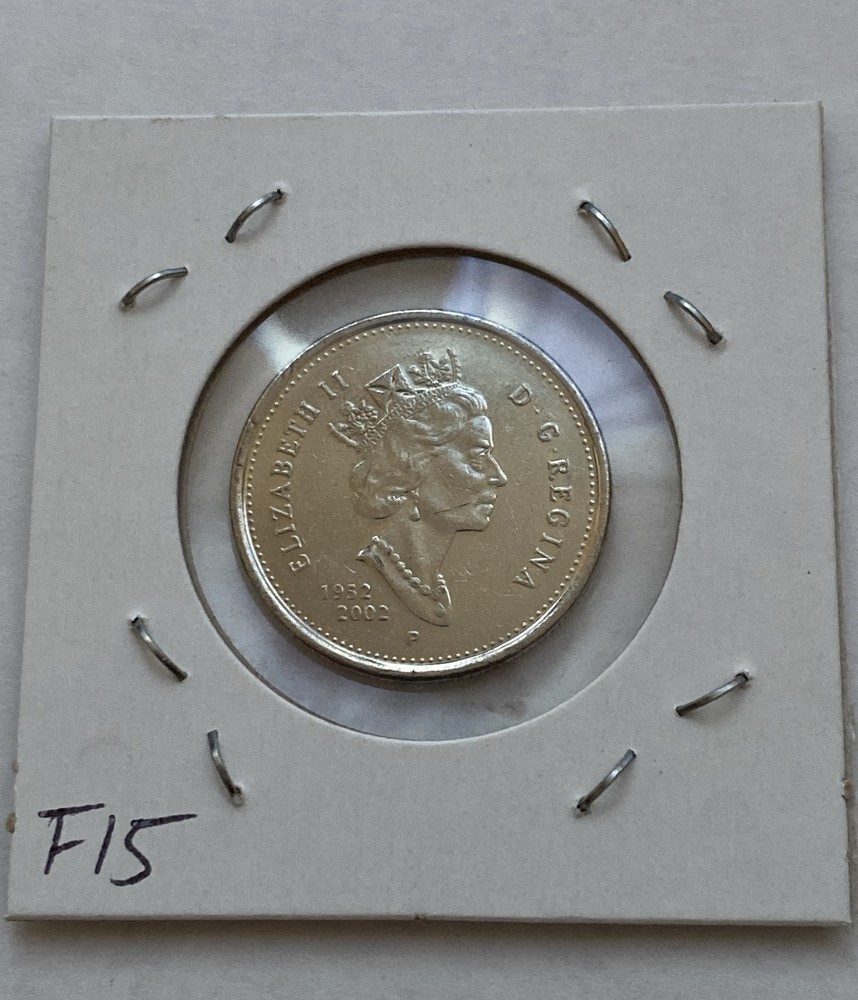 2002 Canada 25 Cent Coin