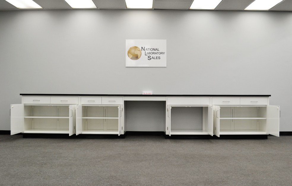17' Laboratory Cabinet Group w/ Desk Area / Case Work / Tops / E2-300