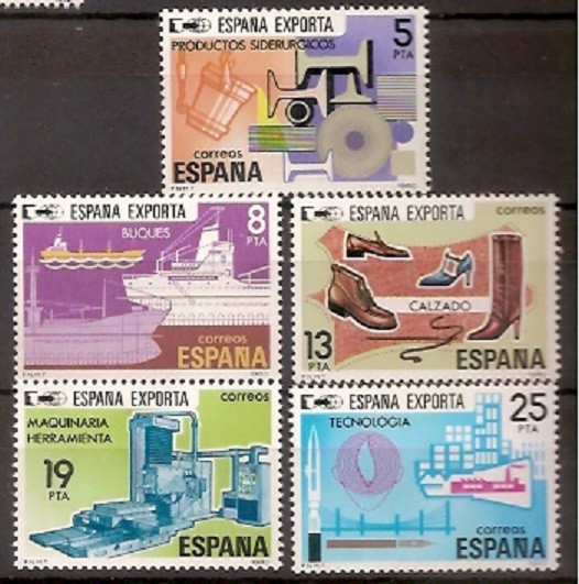 Spain Edifil # 2563/2567 ** MNH Set Spain Export