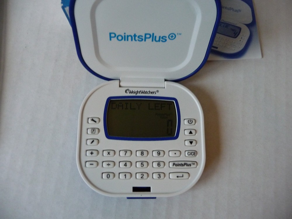 Weight Watchers Points Plus Calculator Blue with Original Box & Instructions