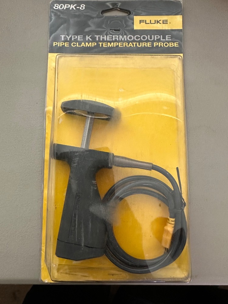 Fluke Type K Thermocouple Pipe Clamp Temperature Probe