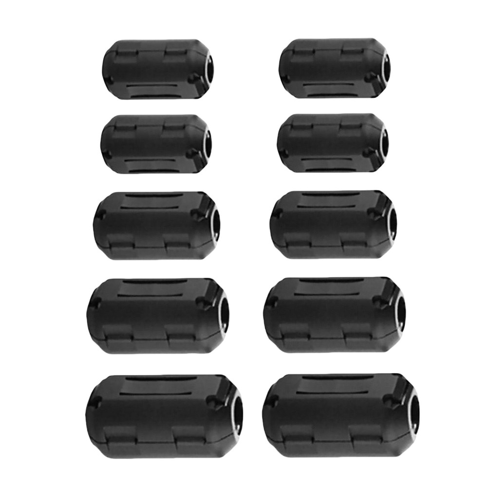 10PCS Ring Core Ferrite Clips Reduce Electromagnetic Interference Improve Signal