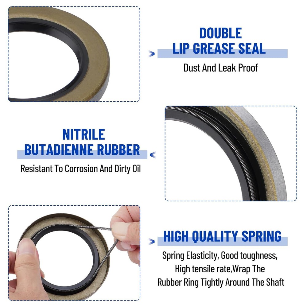 4 Sets Trailer Hub Wheel Bearing Replace Kit 25580 14125A Fit 5200-7000lbs Axles