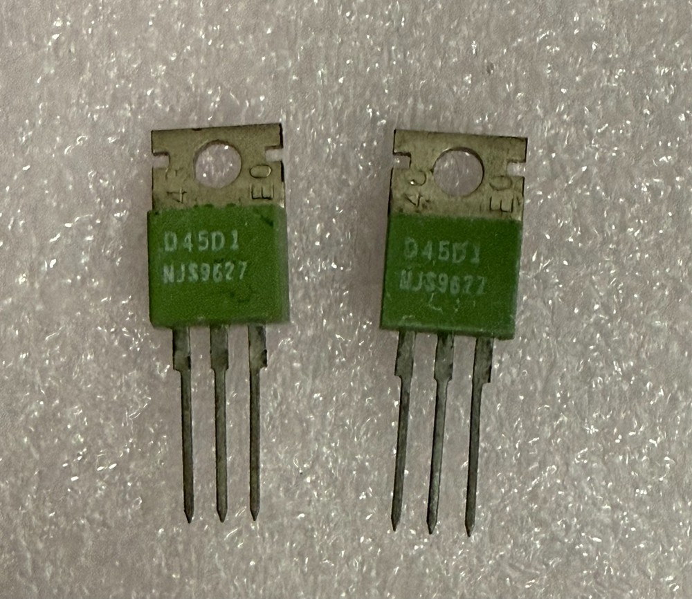 2ea NJS D45D1 PNP Transistors