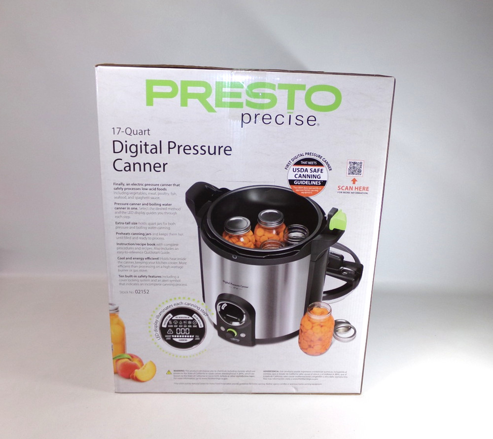 Presto Precise 17-Quart Digital Pressure Canner, 02152