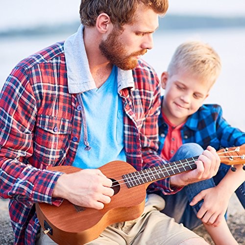 CHENGU 5 Sets Nylon Ukulele Strings with 10 Ukulele Felt Picks Strings